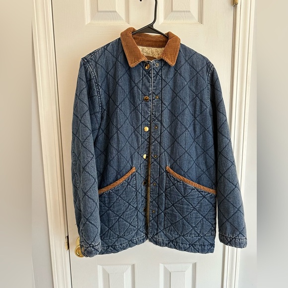 Ralph Lauren Jackets & Blazers - Vintage Ralph Lauren Womens PM Equestrian Quilted Jean Jacket Corduroy Western